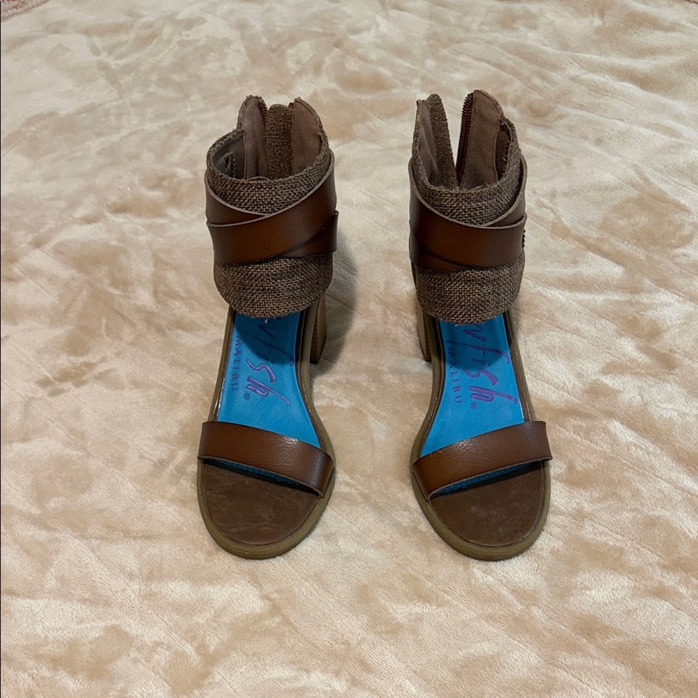 Blowfish Women's Brown Heeled Boots